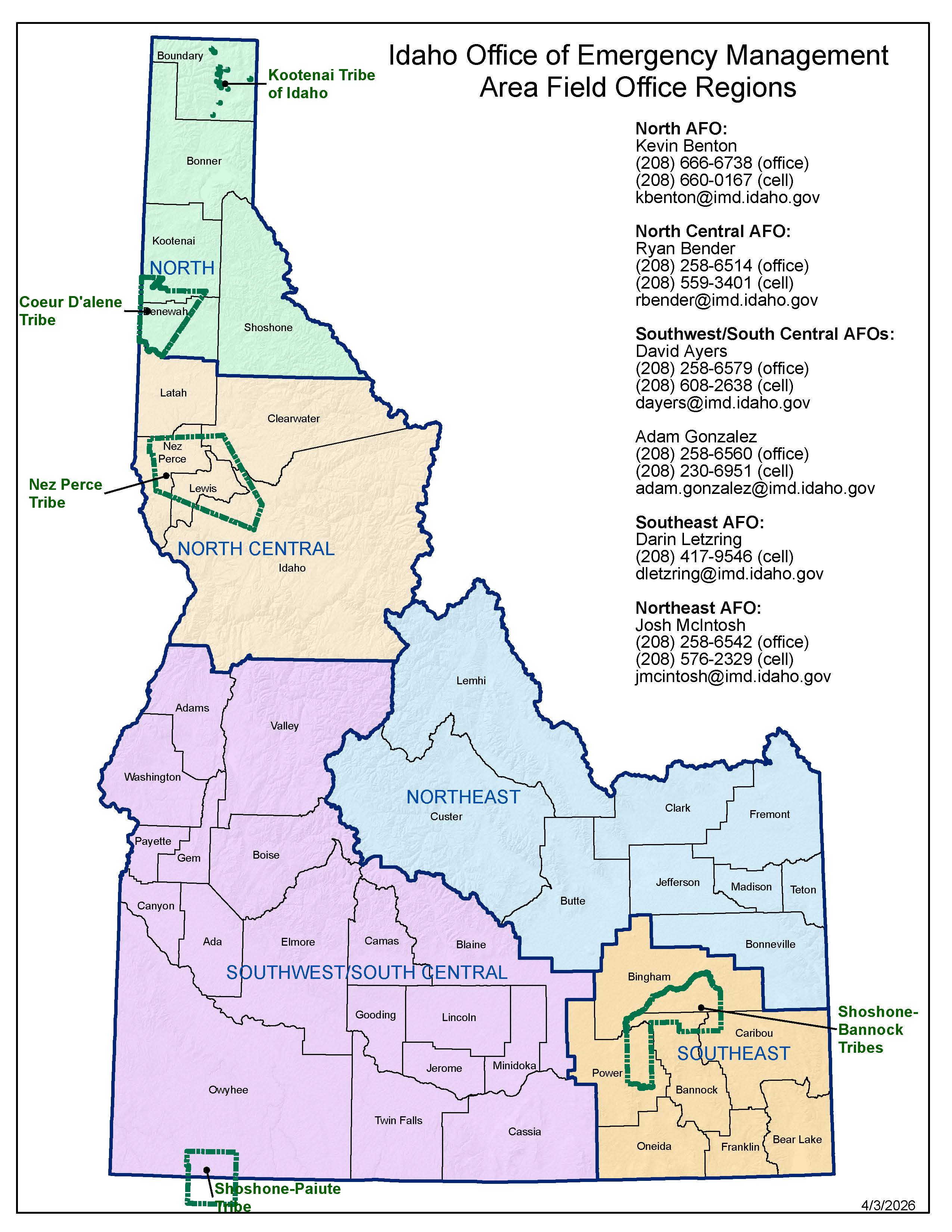 Area Field Office Regions