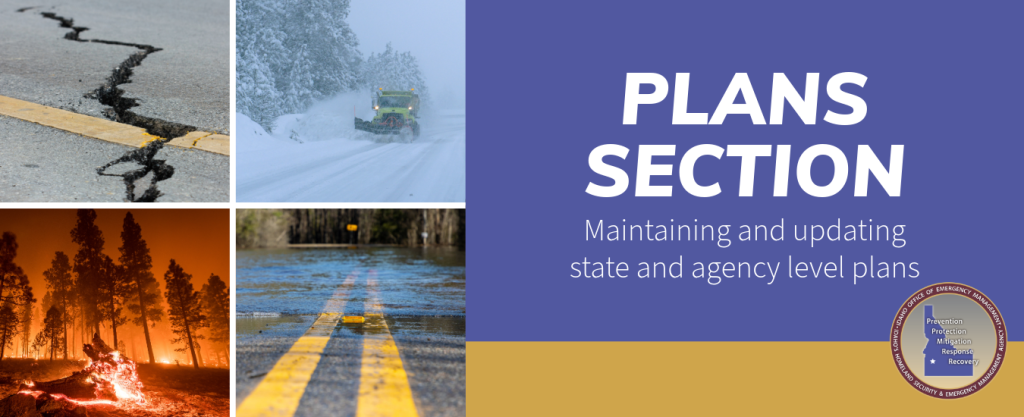 Plans Section | Maintaining and updating state and agency level plans