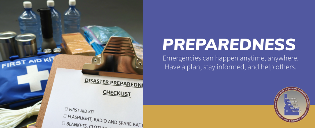 Preparedness | Emergencies can happen anytime, anywhere | Have a plan, stay informed, and help others.